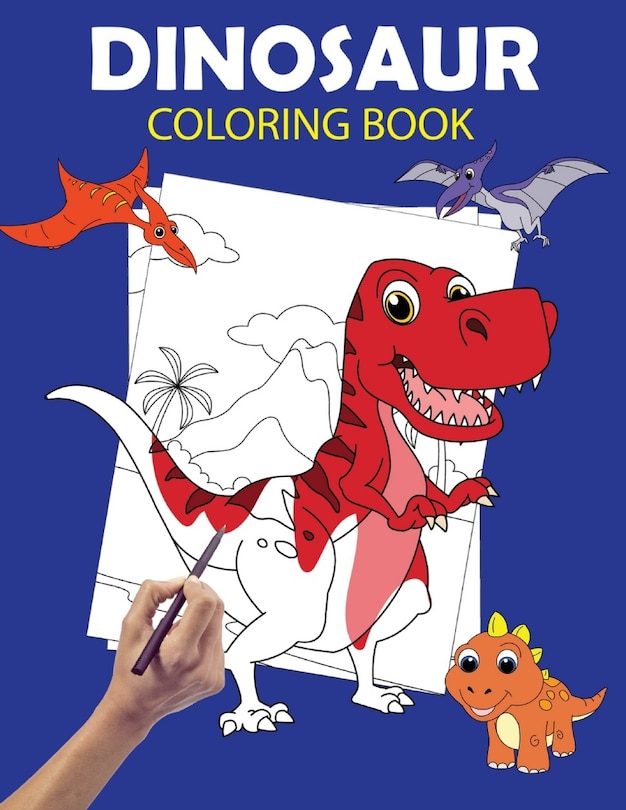 Front cover_Dinosaur Coloring Book