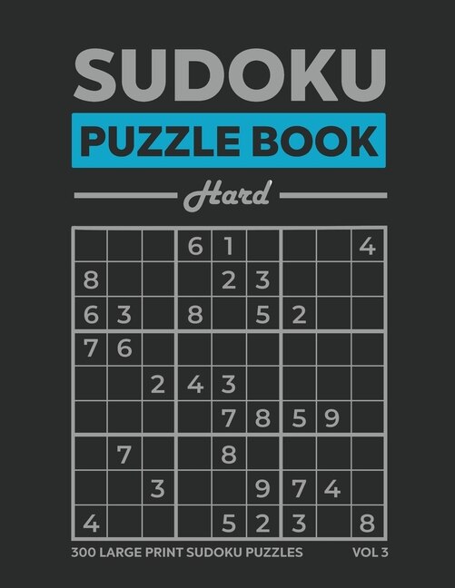 Front cover_Sudoku Puzzle Book 300 Hard