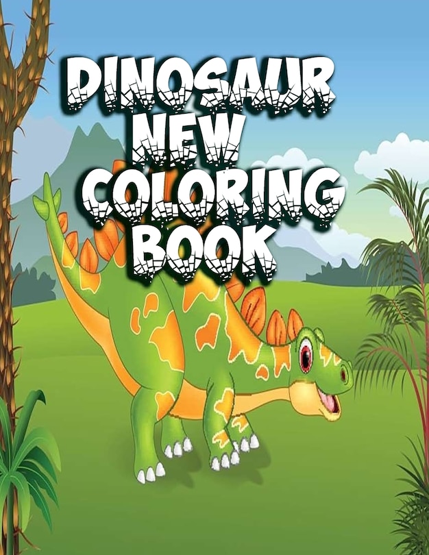 Couverture_Dinosaur new coloring book