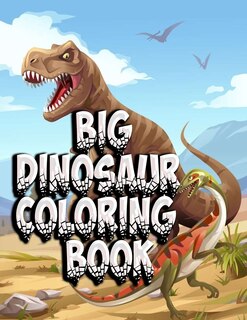 Front cover_Big Dinosaur Coloring Book