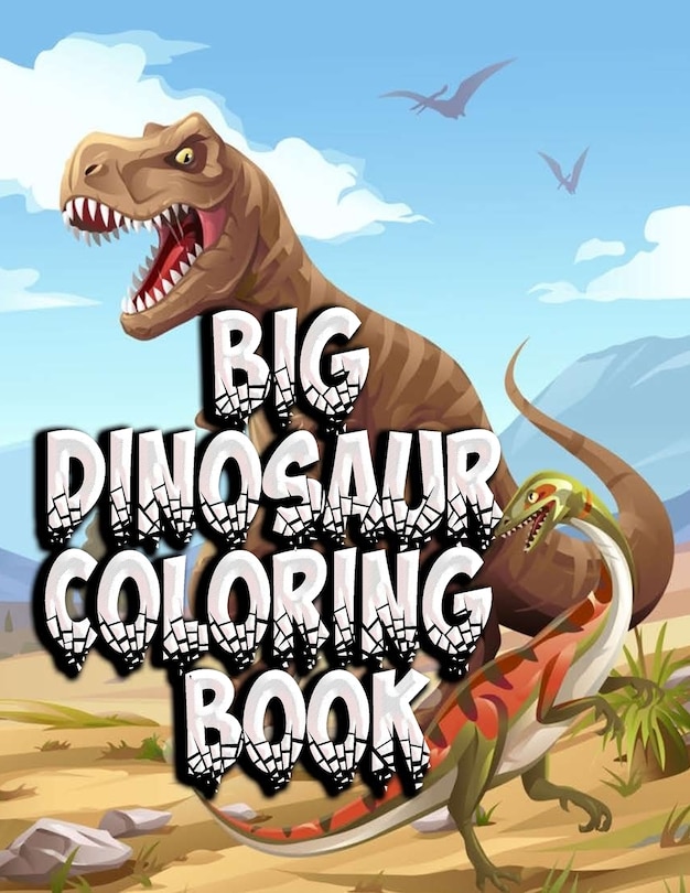 Front cover_Big Dinosaur Coloring Book