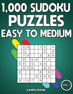 Couverture_1,000 Sudoku Puzzles Easy to Medium