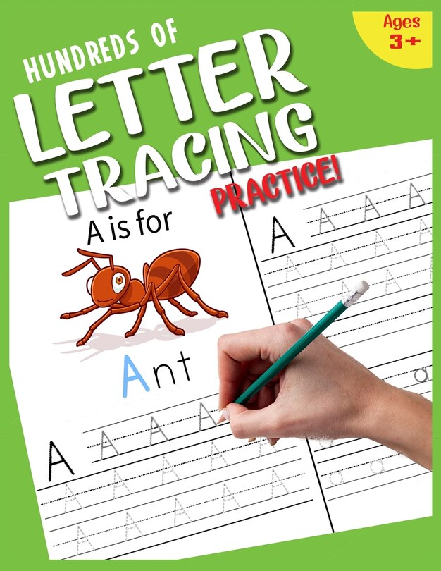 Front cover_Hundreds of Letter Tracing Practice!