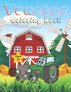 Front cover_Tractor coloring book