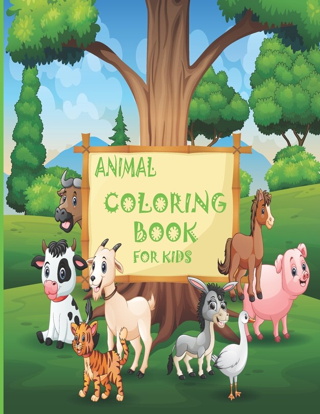 Couverture_Animal Coloring Book for Kids