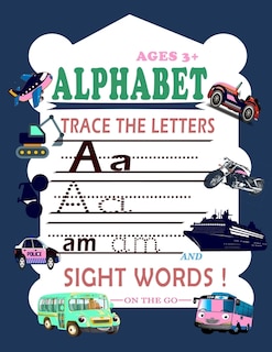 Front cover_Trace Letters Of The Alphabet and Sight Words (On The Go)