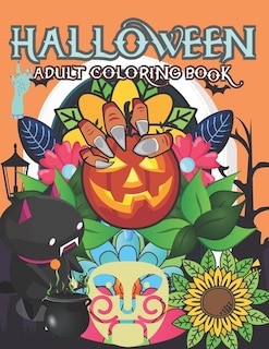 Couverture_Halloween Adult Coloring Book