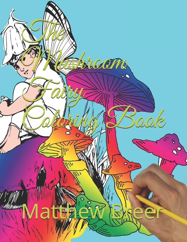 Front cover_The Mushroom Fairy Coloring Book