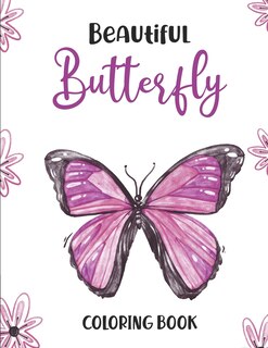 Front cover_Beautiful Butterfly Coloring Book
