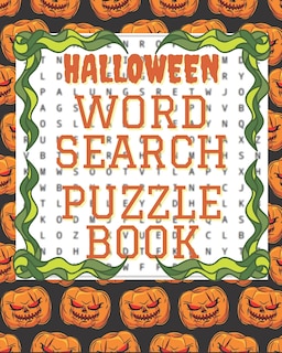 Front cover_Halloween Word Search Puzzle Book