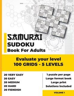 Front cover_Samurai Sudoku Book for Adults