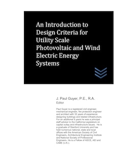Couverture_An Introduction to Design Criteria for Utility Scale Photovoltaic and Wind Electric Energy Systems