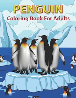 Front cover_Penguin Coloring Book for Adults