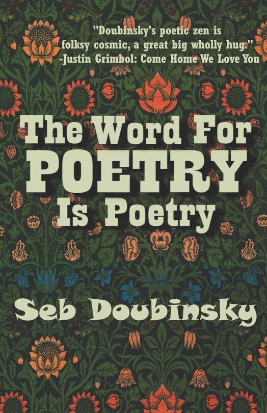Couverture_The Word For Poetry Is Poetry