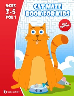 Couverture_Cat maze book for kids 3-5