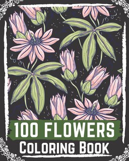 Couverture_100 Flowers Coloring Book