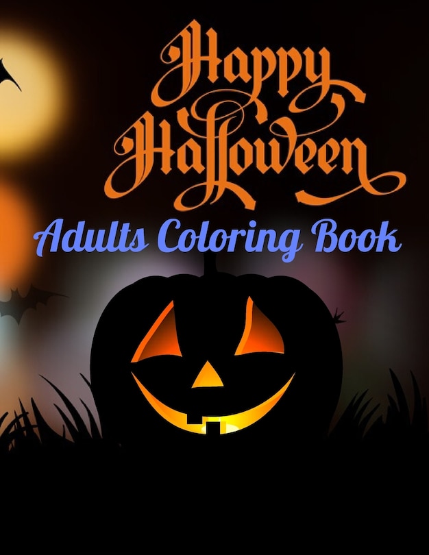 Couverture_Halloween Adults Coloring Book