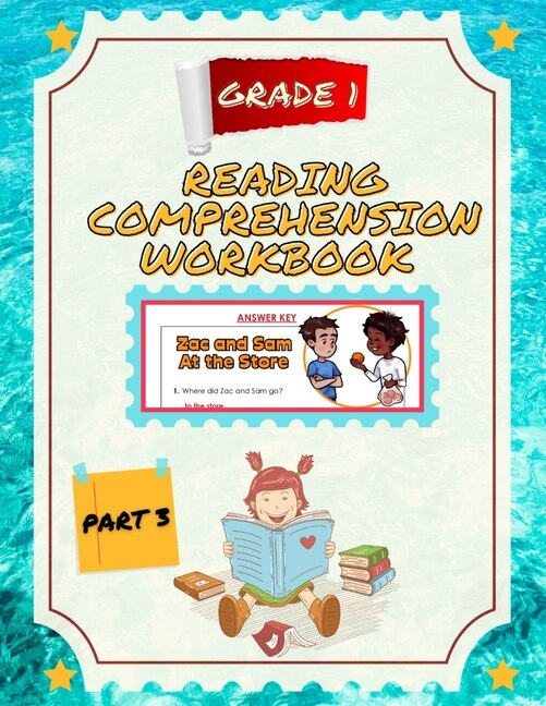 Reading Comprehension Workbook 1st Grade Part 3: Workbooks Grade 1, Fundamentals