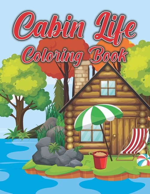 Front cover_Cabin Life Coloring Book