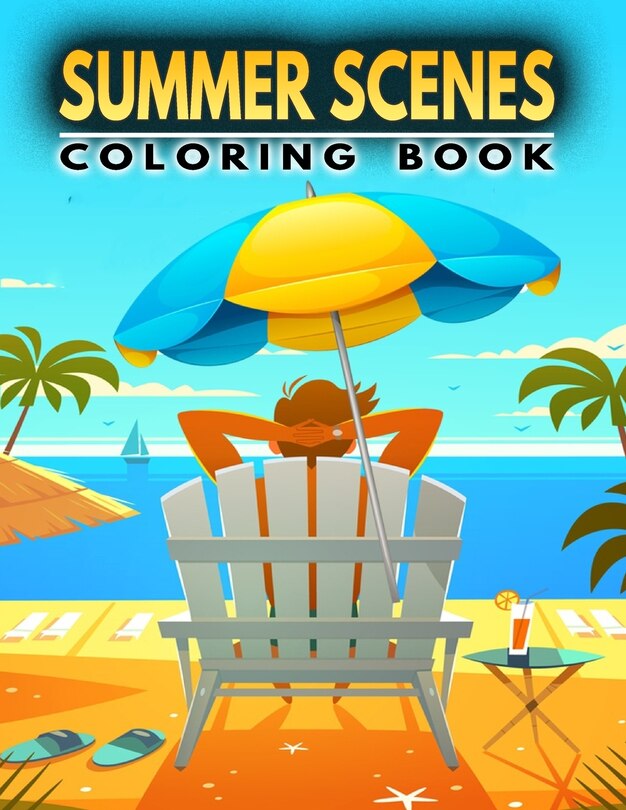 Couverture_Summer Scenes Coloring Book