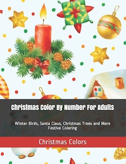 Couverture_Christmas Color By Number For Adults