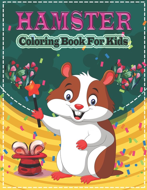 Front cover_Hamster Coloring Book for Kids