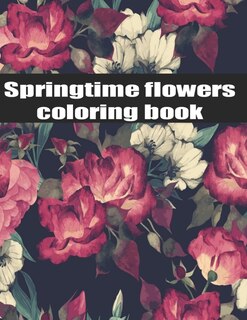 Couverture_Springtime Flowers coloring book
