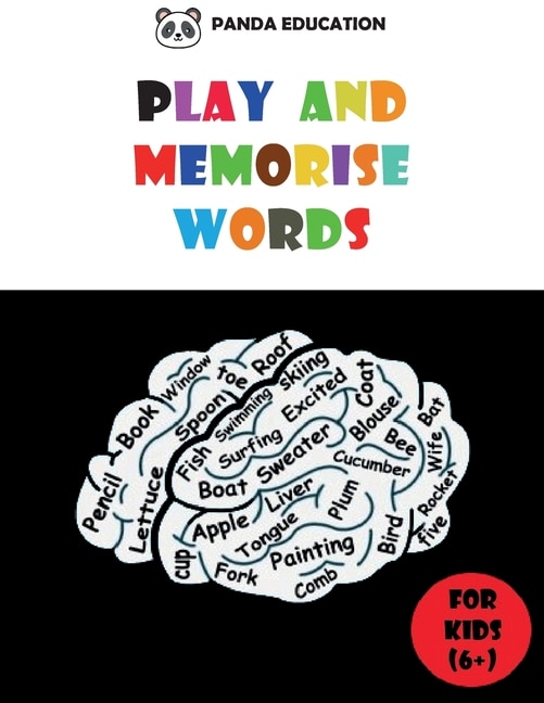 Play And Memorise Words Vocabulary Workbook For Kids, Fun Exercises