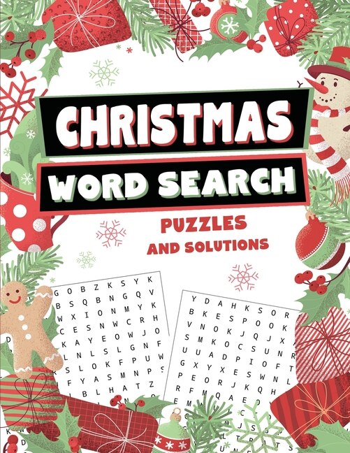 Couverture_Christmas Word Search Puzzles and Solutions