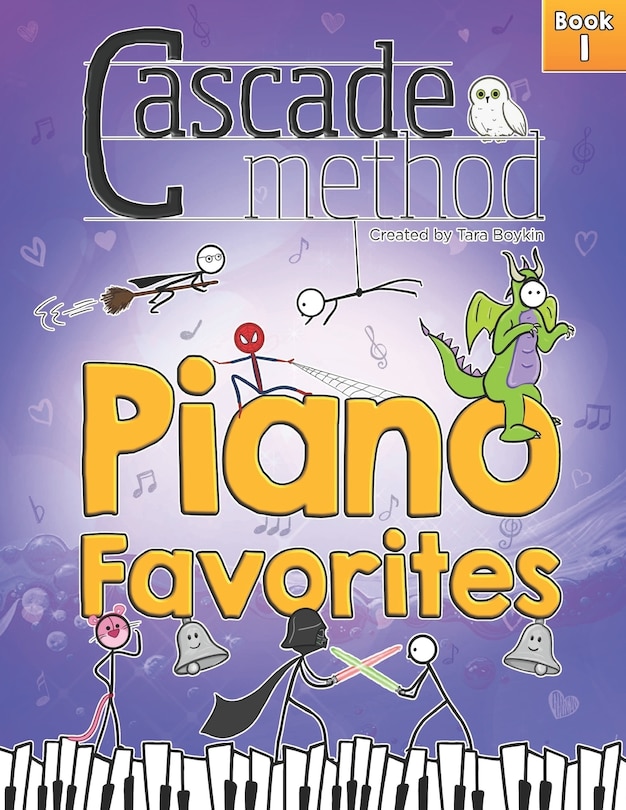 Front cover_Cascade Method Piano Favorites Book 1 by Tara Boykin