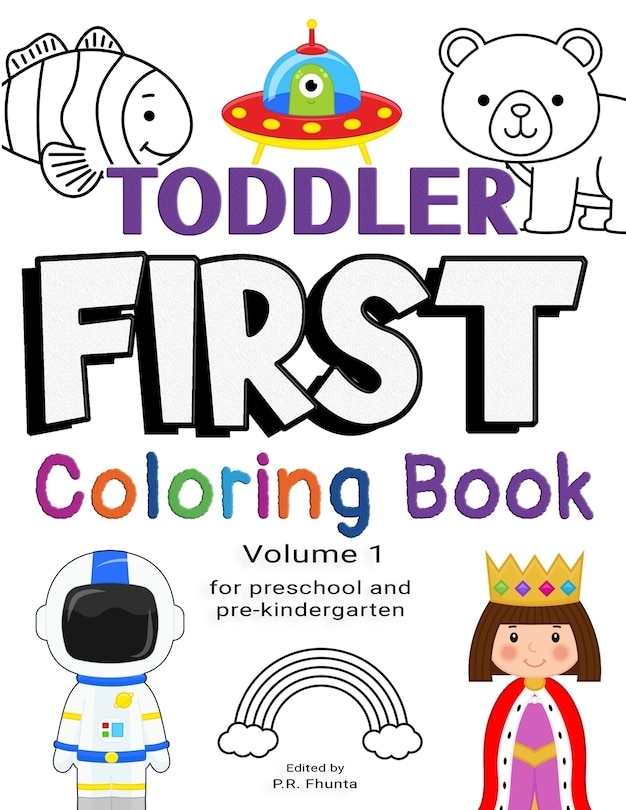 Front cover_Toddler First Coloring Book, Volume 1