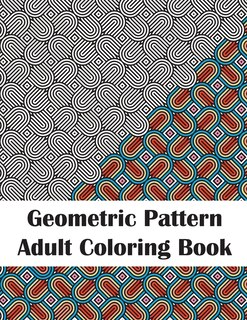 Front cover_Geometric Pattern Adult Coloring Book