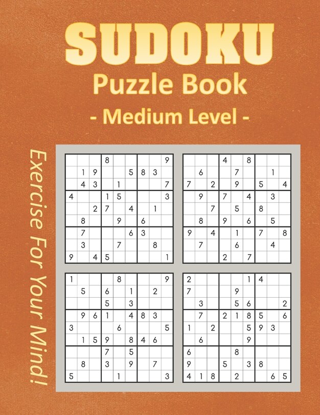 Couverture_Sudoku Puzzle Book - Medium Level