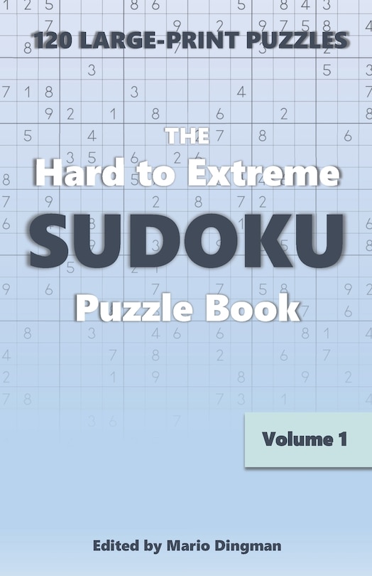 Front cover_The Hard to Extreme Sudoku Puzzle Book