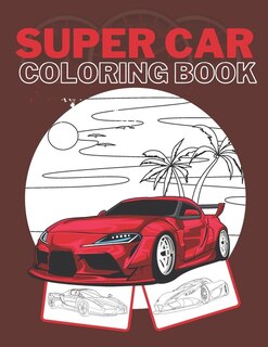 Front cover_Super Car Coloring Book