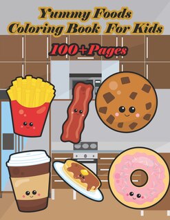 Front cover_Yummy Foods Coloring Book for Kids