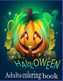 Front cover_Halloween Adults Coloring Book