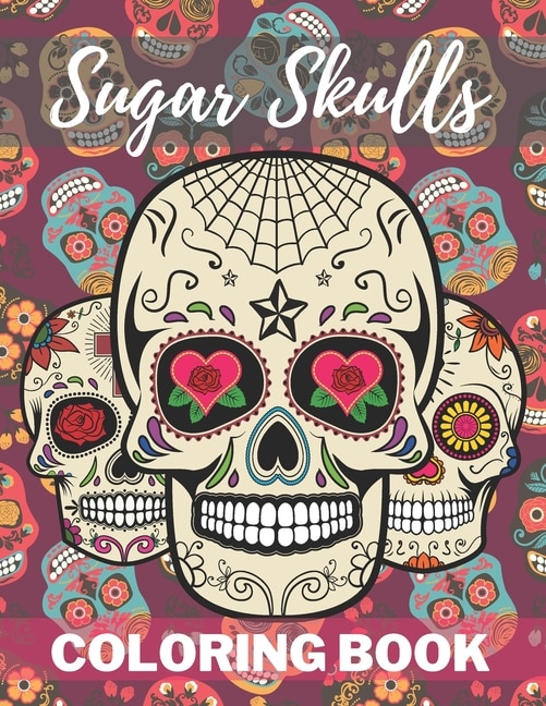 Front cover_Sugar Skull Coloring Book