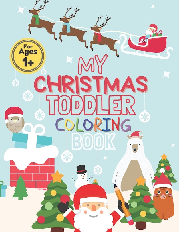 Couverture_My Christmas Toddler Coloring Book