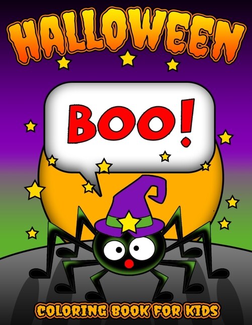 Front cover_Boo! Halloween Coloring Book for Kids