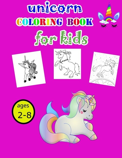 Couverture_Unicorn Coloring Book for Kids Ages 2-8