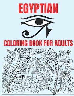 Front cover_Egyptian Coloring Book For Adults