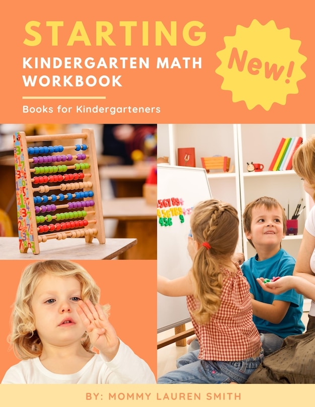 Front cover_Starting Kindergarten Math Workbook Books for Kindergarteners