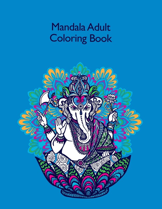 Front cover_Mandala Adult Coloring Book