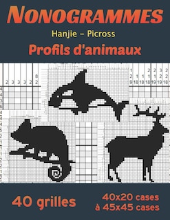 Front cover_NonoGrammes - Hanjie - Picross - Profil d'Animaux