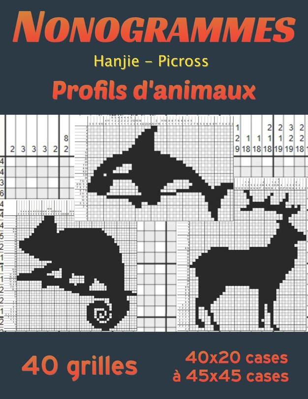 Front cover_NonoGrammes - Hanjie - Picross - Profil d'Animaux