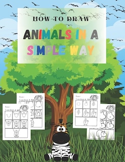 Couverture_How to Draw animals in a simple way
