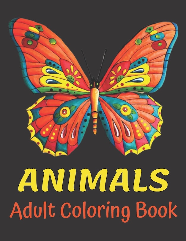 Couverture_Animals Adult Coloring Book