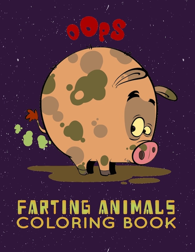 Front cover_farting animals coloring book