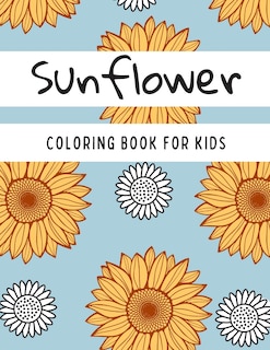 Front cover_Sunflower Coloring Book For Kids